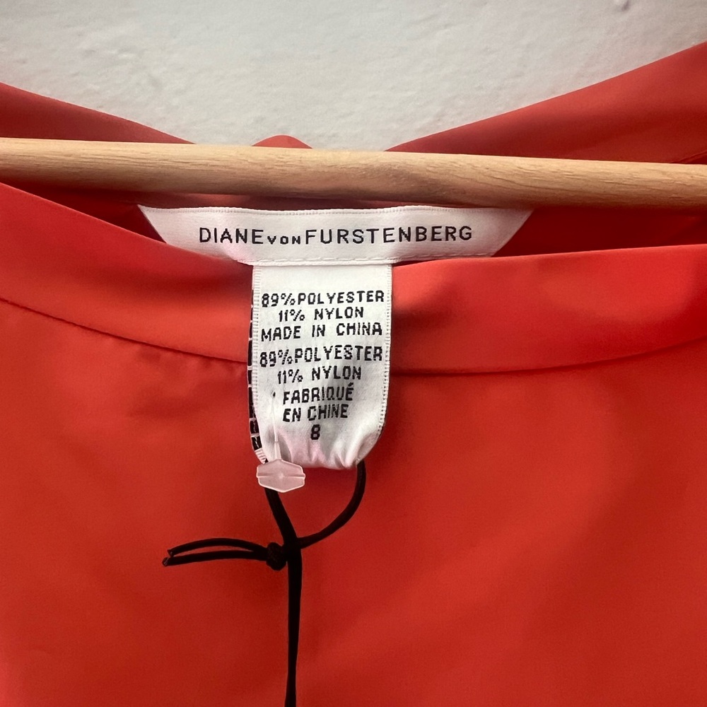 Diane Von Furstenberg Sleeveless Tie-Waist Midi Dress - NWT - Picture 5 of 7